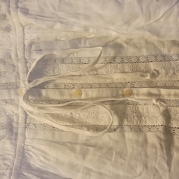 American Eagle - Long-Sleeve Tie-Front Tunic (Medium) - Picture 5 of 7